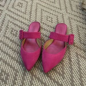 Schutz pink mules